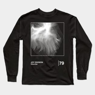 Disorder / Minimalist Style Graphic Design Long Sleeve T-Shirt